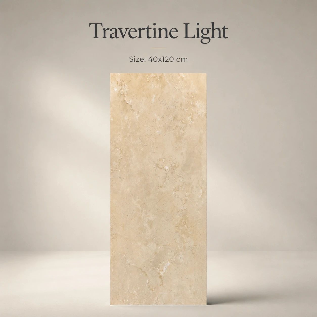 طرح TRAVERTINE LIGHT، تراس، ۴۰ × ۱۲۰، مات